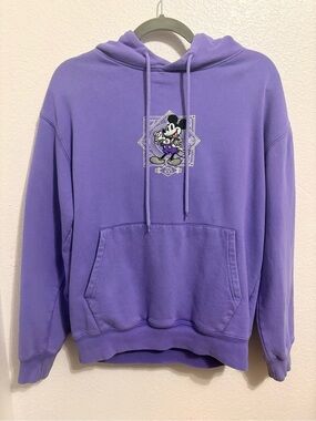 Disney 100th Years Of Wonder Purple Hoodie Sweatshirt Mickey SMALL